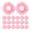 100pcs detector dust covers for fire alarm protection 2