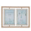 1pc Siamese Rotating Photo Frame Double Sided Holder 3