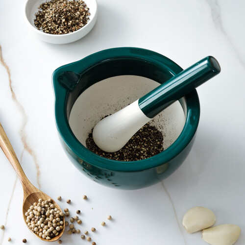 Grinding Bowl Garlic Pounding Jar Baby Mixing Complementary Food Tool 2