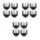 12 Pcs Cane Holder Clips for Walking Canes Crutches Stick Latch 9
