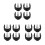 12 Pcs Cane Holder Clips for Walking Canes Crutches Stick Latch 8