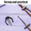 12 Pcs Cane Holder Clips for Walking Canes Crutches Stick Latch 4