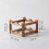 Rack Double-Layer Wooden Display Shelf 2