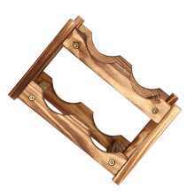 Rack Double-Layer Wooden Display Shelf