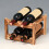 Rack Double-Layer Wooden Display Shelf 6