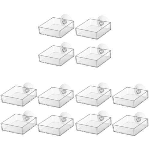 12 Pcs Aquarium Feeding Device Shrimp Fish Tank Feeder 1