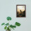Large Wooden A3 Frame Rustic Brown Wall Mount Display 5