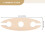 3pcs wooden wine rack display for home (khaki) 3