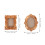 3pcs Gold Magnetic DIY Picture Frames for Refrigerator 2