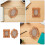 3pcs Gold Magnetic DIY Picture Frames for Refrigerator 7