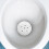 Urinal Strainer Stopper 11cm Drain Plug White 7