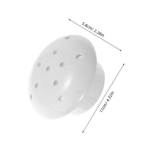 Urinal Strainer Stopper 11cm Drain Plug White 2