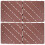 4pcs Interlocking Outdoor Plastic Deck Tiles Patio Flooring Boards 5