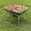 One Set Portable Camping Grill With Barbecue Rack 4