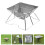 One Set Portable Camping Grill With Barbecue Rack 10