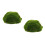 2Pcs Artificial Moss Green Foam 20Cm Half Sphere Rocks For Garden 4