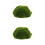 2Pcs Artificial Moss Green Foam 20Cm Half Sphere Rocks For Garden 5