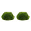 2Pcs Artificial Moss Green Foam 20Cm Half Sphere Rocks For Garden 10