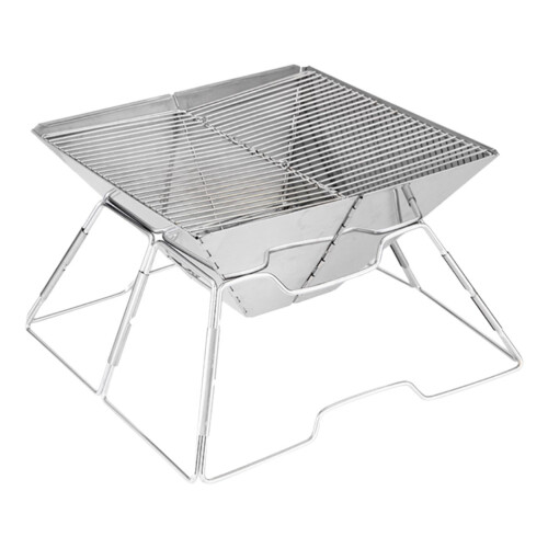 One Set Portable Camping Grill With Barbecue Rack