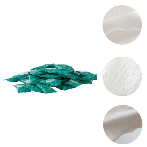 50 Stks Multifunctionele Wegwerpdoekjes Waterabsorberend (Wit)