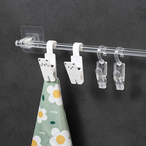 Kitchen Hanging Rod Transparante Wandopbergrek 2