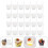 60 Sets Transparante Dessertbeker Voor Feest Pudding Cupcake Met 11