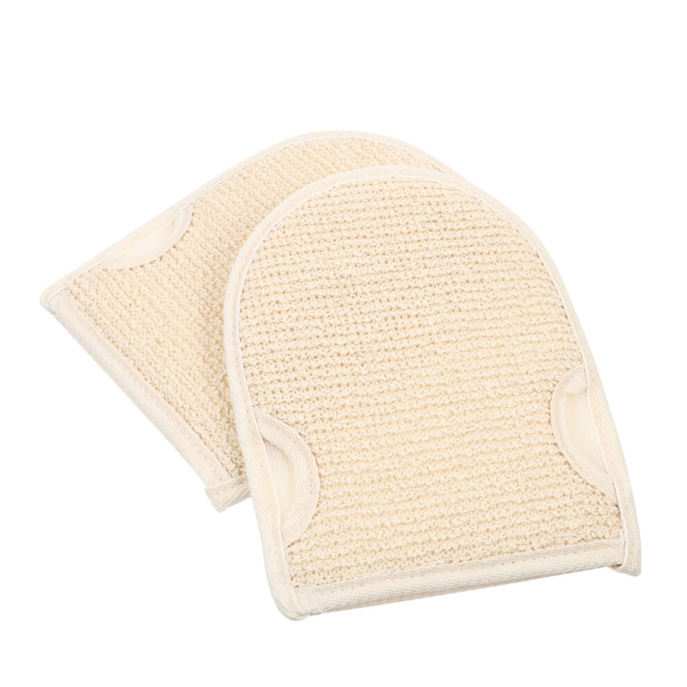 Body Exfoliating Glove 2-Piece Set Bath Towel Gloves Exfoliating Scrubbers For Family