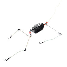 Baits Cage 20-100g Carp Fishing Tackle Spring Feeder With Holder 3-Line Hook