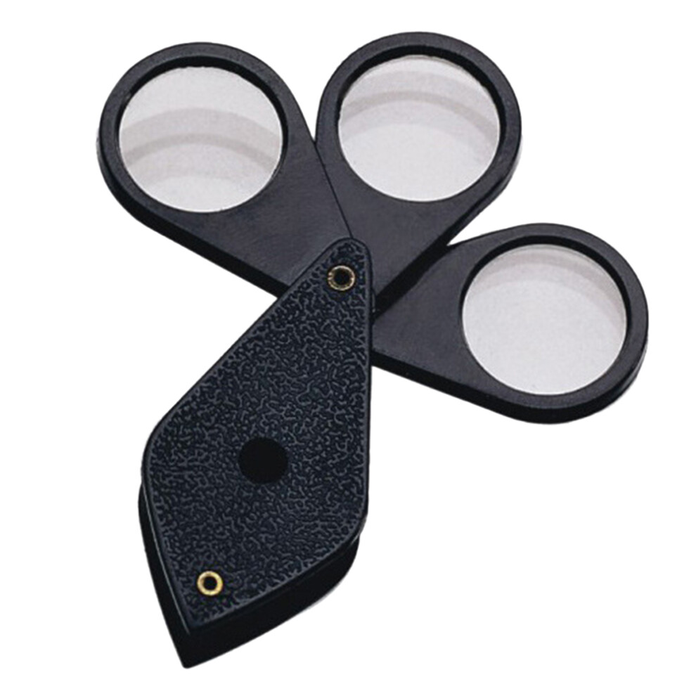 Villcase Foldable Handheld Magnifier With Acrylic Lens For Reading Inspection