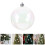 18 Pcs Clear Iridescent 8cm Plastic Ornament Balls For Christmas Tree 11
