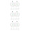 18 Pcs Clear Iridescent 8cm Plastic Ornament Balls For Christmas Tree 7