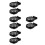 8 Pcs Stainless Steel Wall Mounted Ashtray With Adhesive 6