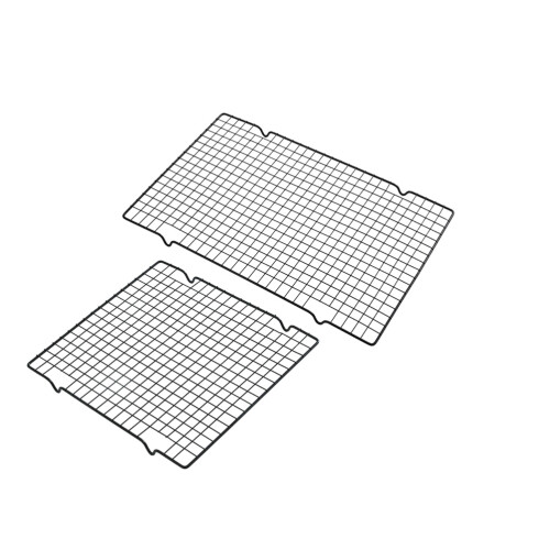 2Pcs Nonstick Carbon Steel Cooling Rack For Baking