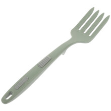 Olive Green Silicone Pasta Fork Durable Home Cooking Tool