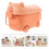 Stackable Speelgoed Opbergdoos Met Wielen Stevige Bouwstenen Emmer 3