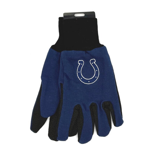 Guanti bicolore NFL Indianapolis Colts blu/neri