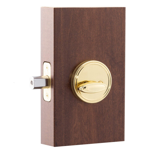 Copper Creek DB2410PB Enkelt cylinder Deadbolt Poleret messing 2