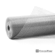 Pozinkovan dr t na oplotenie s hr bkou 23 Gauge s rozmermi k 1/4"""" x 1/4"""" (2 stopy x 25 st p)