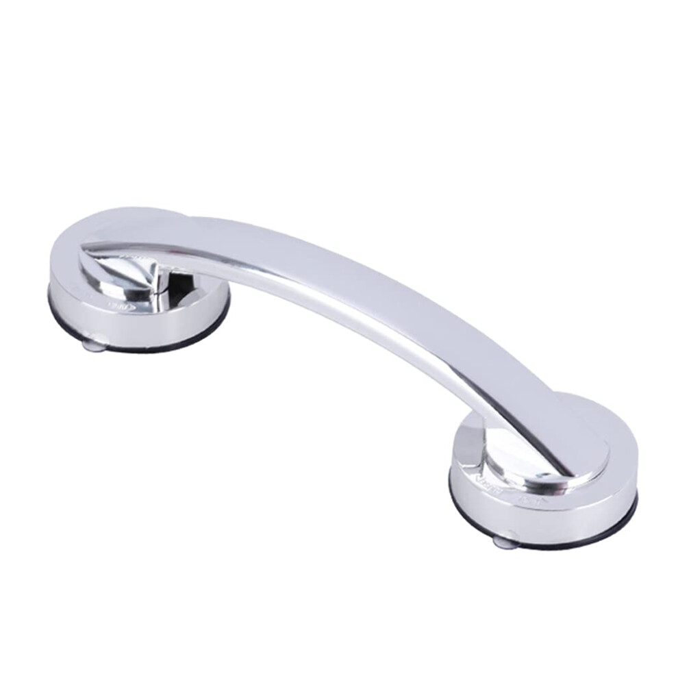 Shower Handle Suction Grab Bar With Suction Cup For Bathroom And Refrigerator Silver 9016109207135