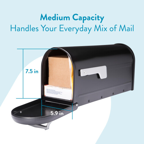 Architectural Mailboxes Chadwick Galvanized Steel Post-Mount Mailbox 2