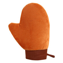 Tan Glove Soft Portable Tanning Mitt For Sensitive Skin Women Men Hands Back Body Legs Shower Home Bed Travel Brown