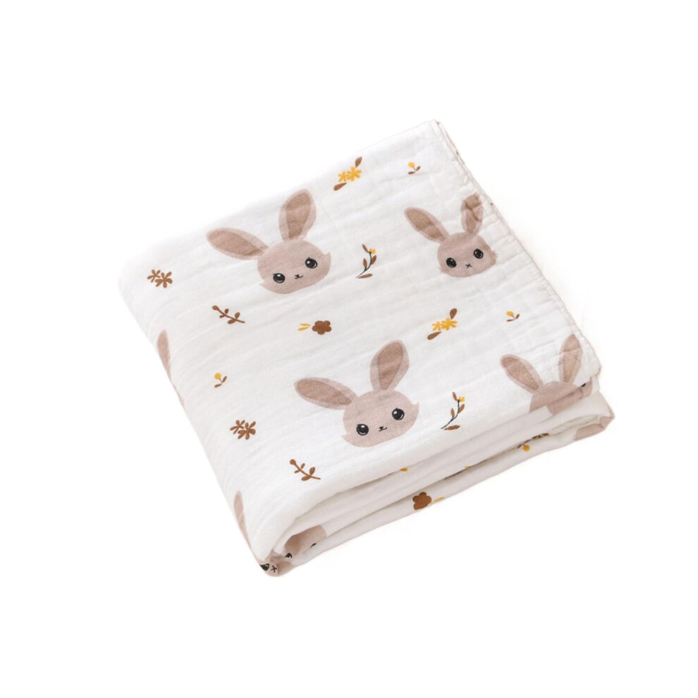 Cotton Baby Blanket Four-Layer Breathable Multipurpose Bath Towel Portable For Home And Travel