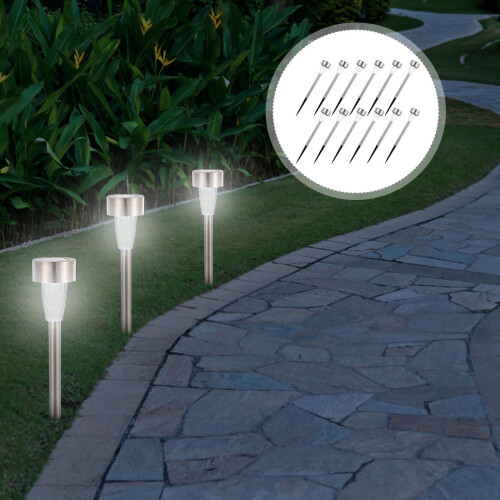 12Stück Solarleuchten Für Garten Terrasse 1