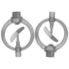 2Pcs Automatic Rotating Metal Sprinkler For Lawn Garden Watering