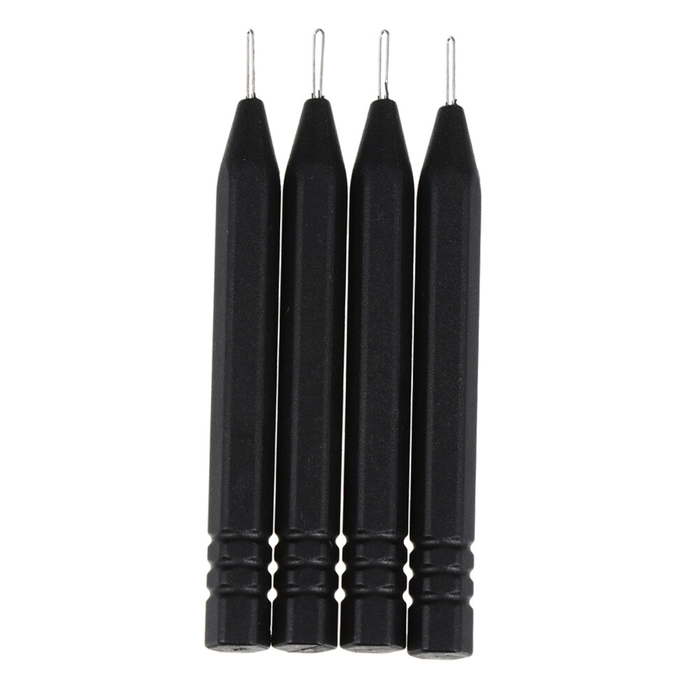 Villcase 4Pcs Hearing Aids Cleaning Tool Earmold Earwax Remover