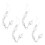 12 Pcs Clear Acrylic Teardrop Ornaments For Christmas Tree Decor 1