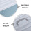 2Pcs Large Plastic Storage Containers With Lids For Toys And Blocks 8