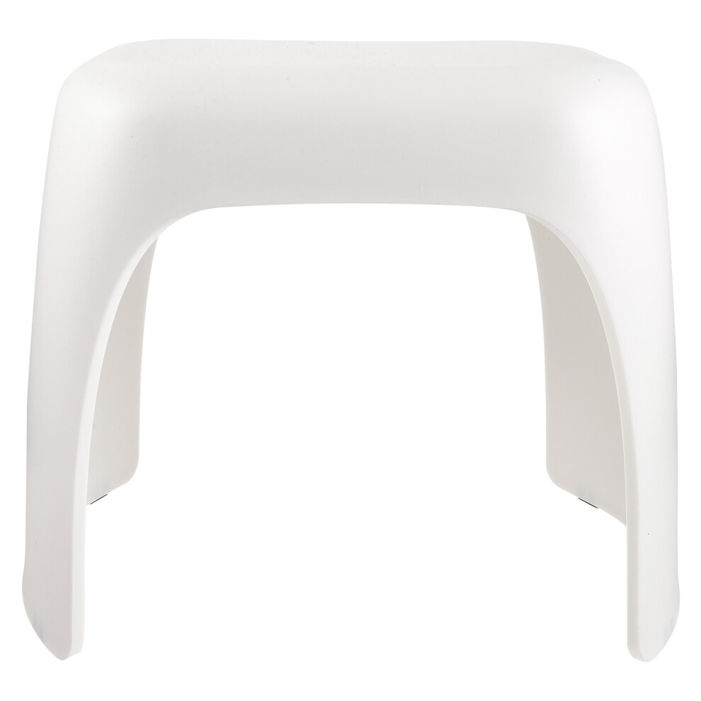 1Pc Plastic Stool Lightweight Portable Footstool For Kids (White)-image-OPC-PKVQBCP-NEW