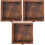 3Pcs Wooden Insect Specimen Display Case With Hook Type Box 5