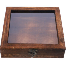 3Pcs Wooden Insect Specimen Display Case With Hook Type Box